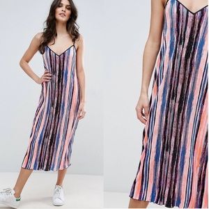 Plisse Midi Pencil Dress